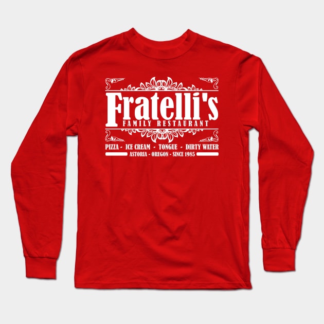 Fratelli's Family Restaurant Astoria Oregon Long Sleeve T-Shirt by Meta Cortex